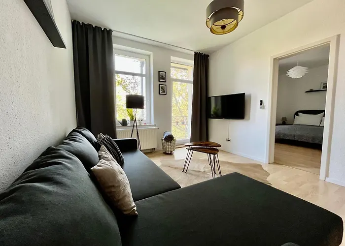アパート Purer Luxus Mit 2 Schlafzimmern, Balkon Und Privat-parkplatz ライプツィヒ